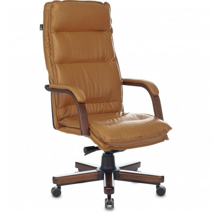 Кресло руководителя БЮРОКРАТ T-9927WALNUT горчичное, кожа T-9927WALNUT/MUSTARD Кресло руководителя БЮРОКРАТ T-9927WALNUT горчичное, кожа T-9927WALNUT/MUSTARD