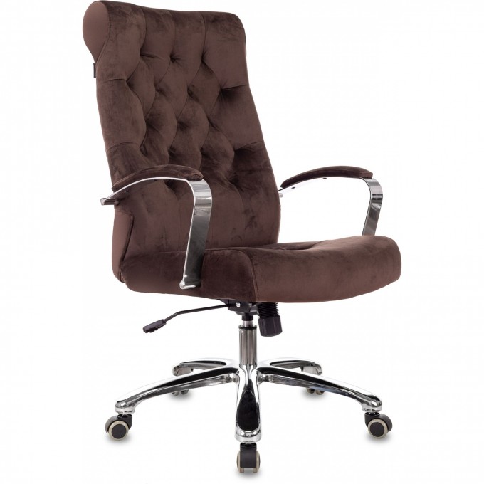 Кресло руководителя БЮРОКРАТ T-9928SL Fabric коричневое T-9928SL/FABR/BROWN Кресло руководителя БЮРОКРАТ T-9928SL Fabric коричневое T-9928SL/FABR/BROWN