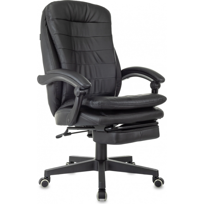 Кресло руководителя БЮРОКРАТ T-9950MSG-F черный эко.кожа T-9950MSG-F/BLACK-PU Кресло руководителя БЮРОКРАТ T-9950MSG-F черный эко.кожа T-9950MSG-F/BLACK-PU