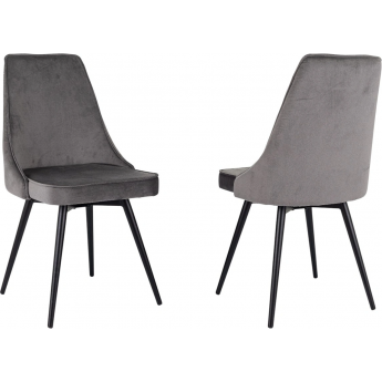 Стул для дома БЮРОКРАТ CH-K4_SP темно серый комплект 2шт